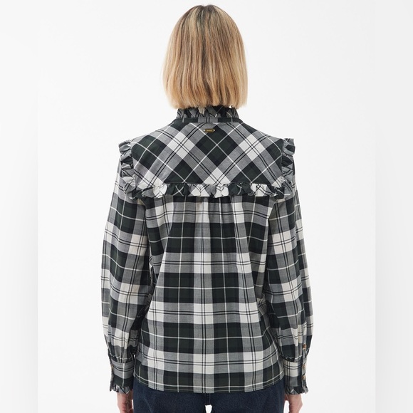 ✨ BARBOUR ✨ Modern Heritage Angelina Poplar Tartan Shirt 8 (USA 4) - Picture 5 of 16